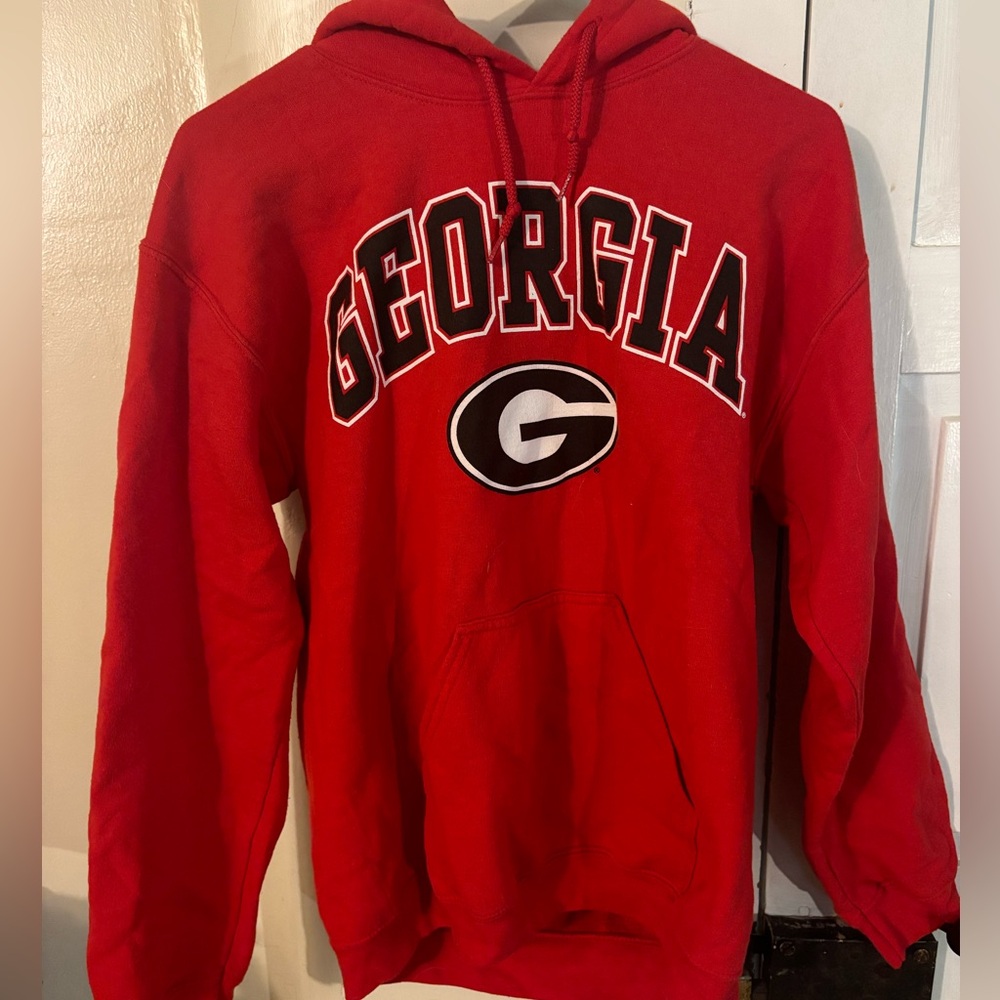 University of Georgia Bulldogs Red Fleece Hoodie
